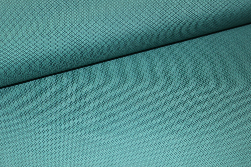 Designerbaumwollstoff Dutch Heritage Pindot petrol (10 cm)
